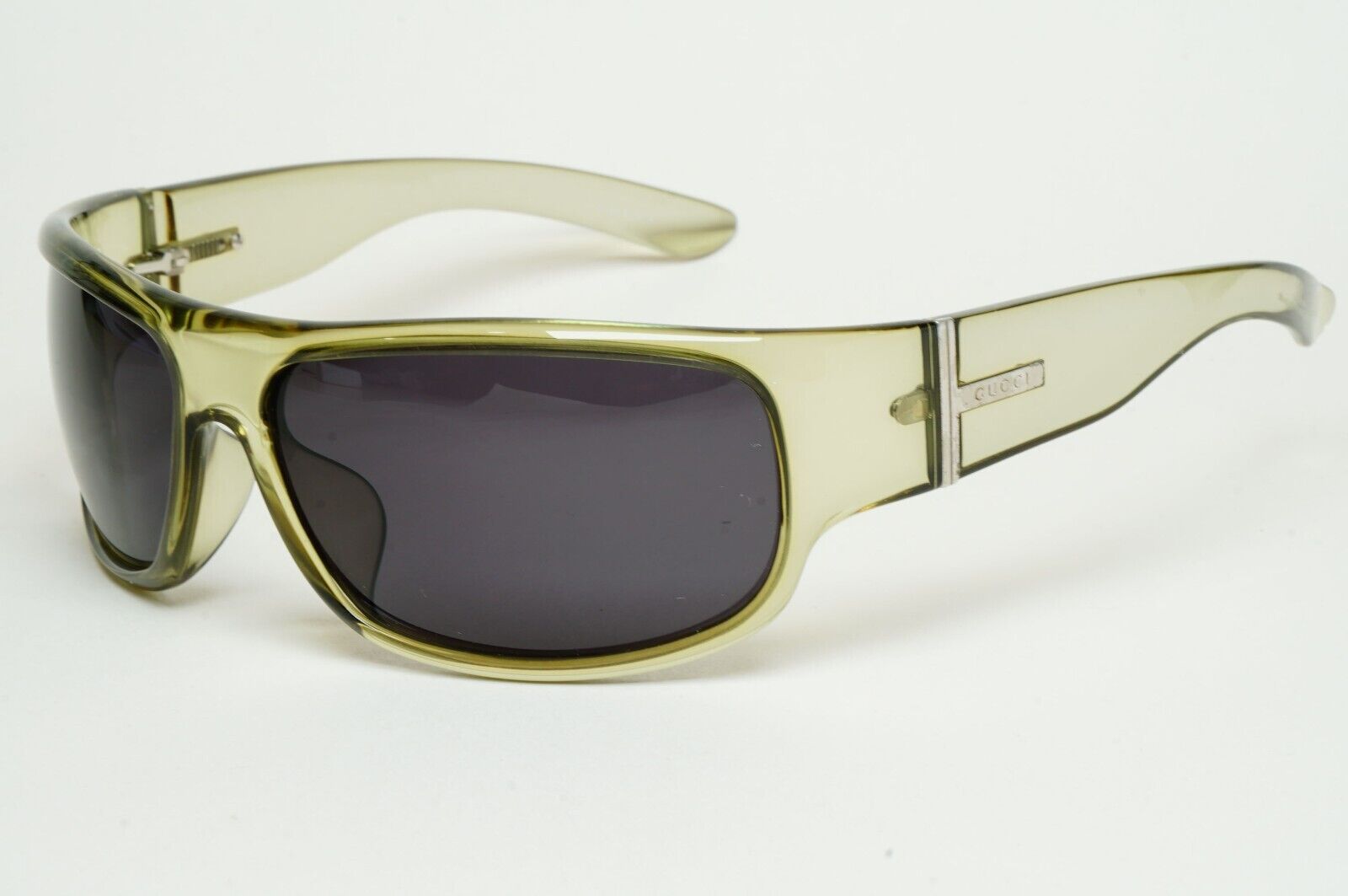 Gucci Sunglasses 1999 Vintage Green Black Wrap GG 1568/S CBSBN 120125