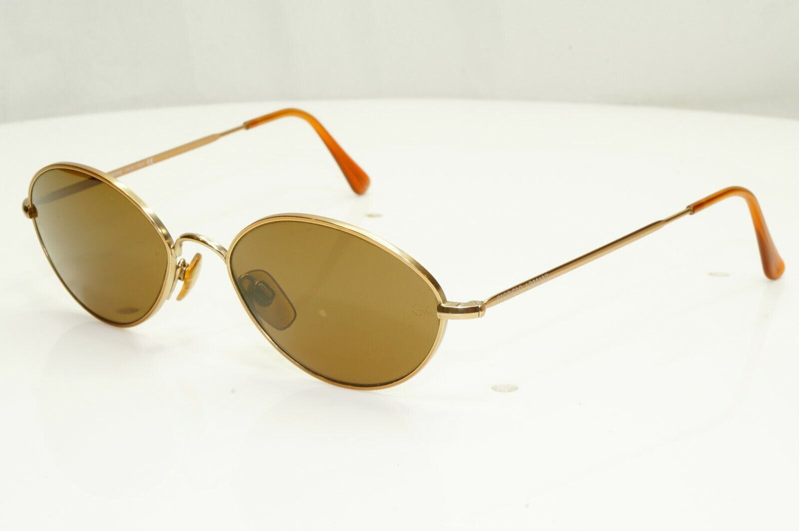 Authentic Giorgio Armani 1997 Vintage Sunglasses Metal Gold Mens Womens 221 816