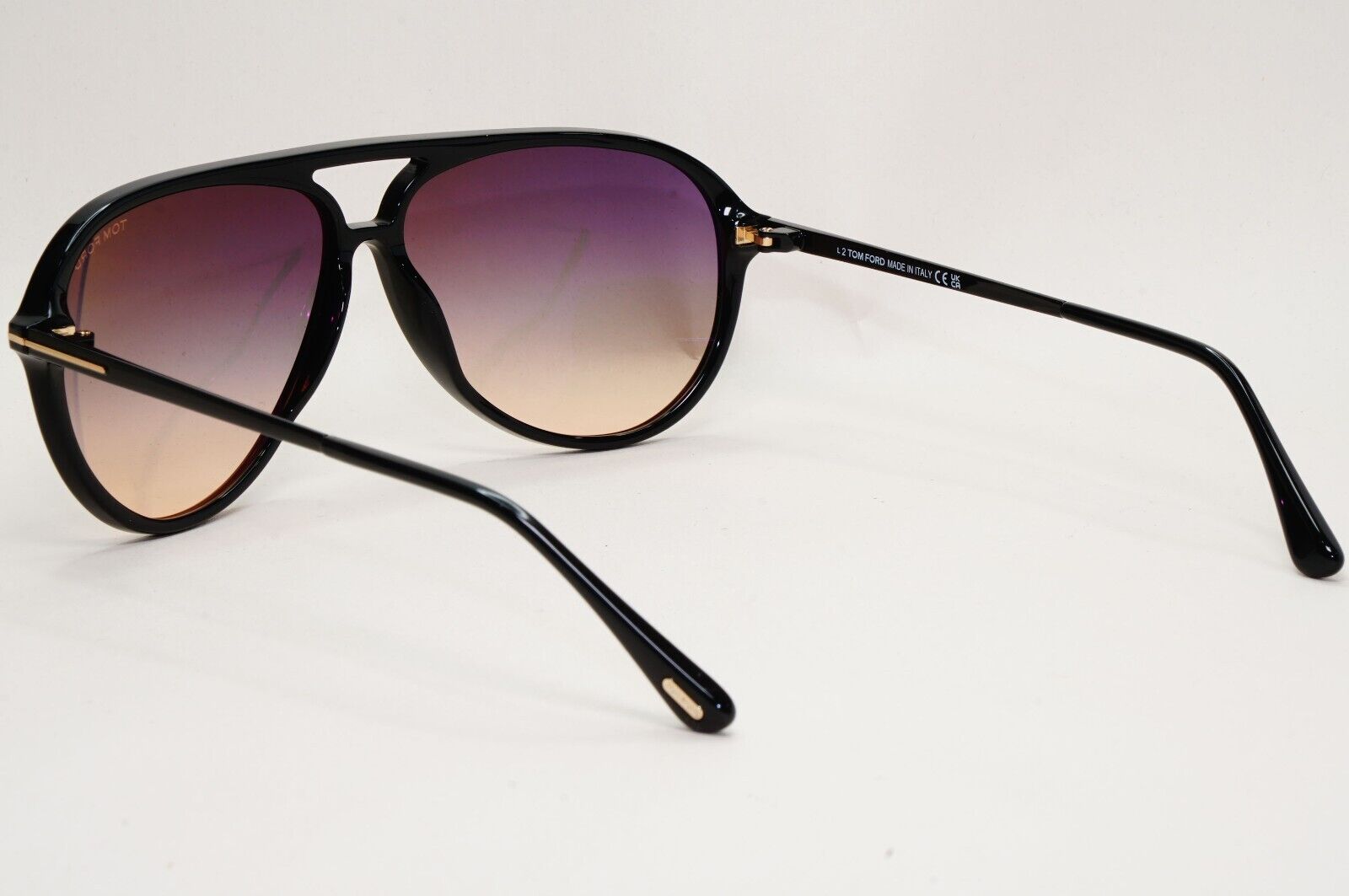 Tom Ford Sunglasses Samson Black Pilot Grey Gradient FT0909 TF 909 01B