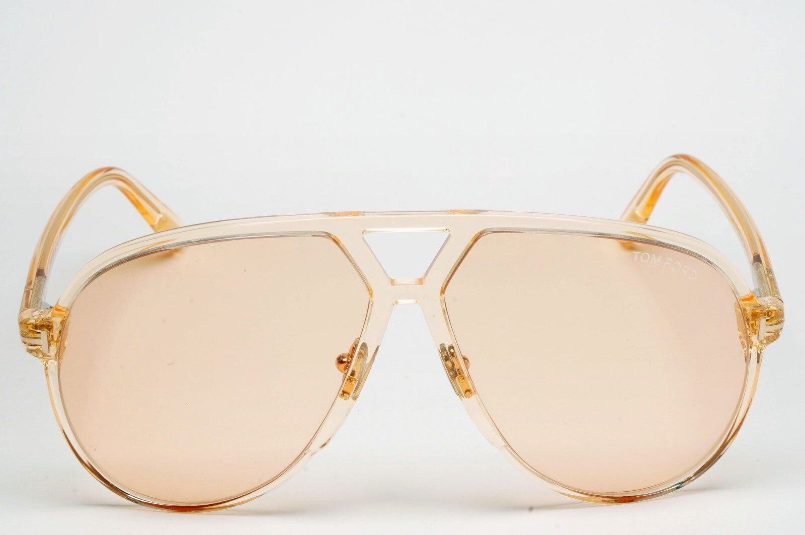 Tom Ford Sunglasses Bertrand Honey Light Brown Transparent FT1061 TF 1061 45E