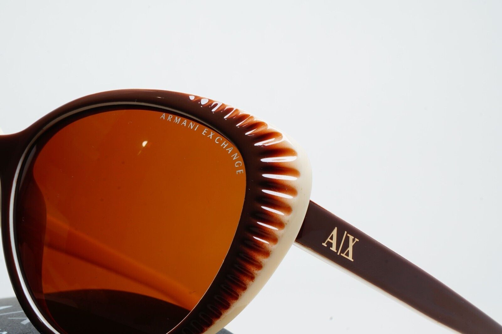 Armani Exchange Sunglasses 2015 Brown Cat Eye AX 4013 8058/73 221124