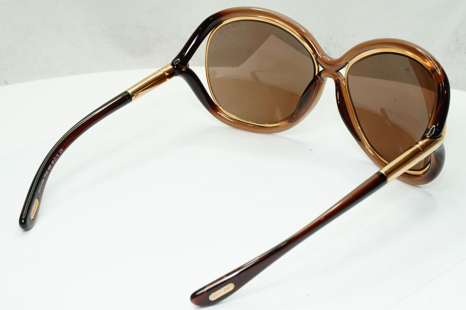 Tom Ford 2008 Sunglasses Samantha Vintage Gold Brown TF 52  FT0052 692 280323