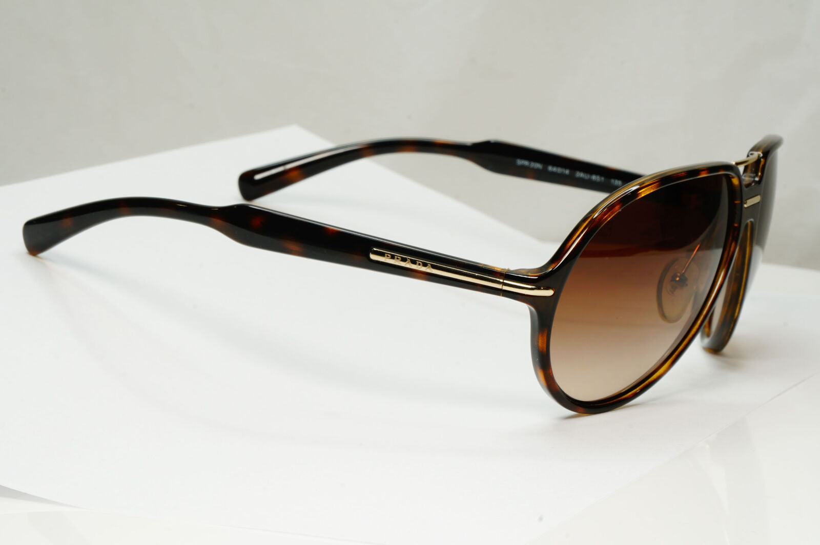 Prada 2009 Sunglasses Brown Tortoiseshell Pilot PR20NS SPR 20N 2AU-6S1 110123