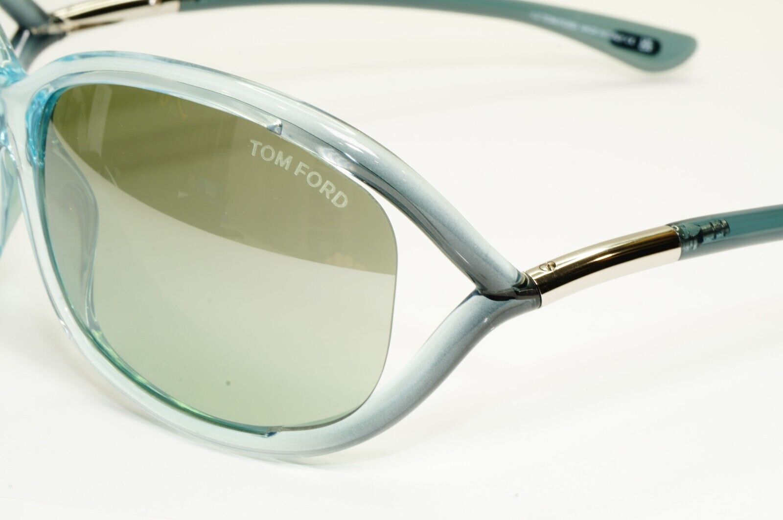 Tom Ford Jennifer Sunglasses Womens Designer Ice Blue Grey Mirror TF8 93Q FT0008
