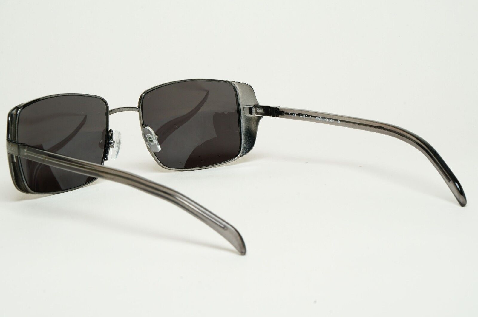 Gucci Sunglasses 1999 Vintage Black Gunmetal Squre GG 2657/S TW3 52mm 100225