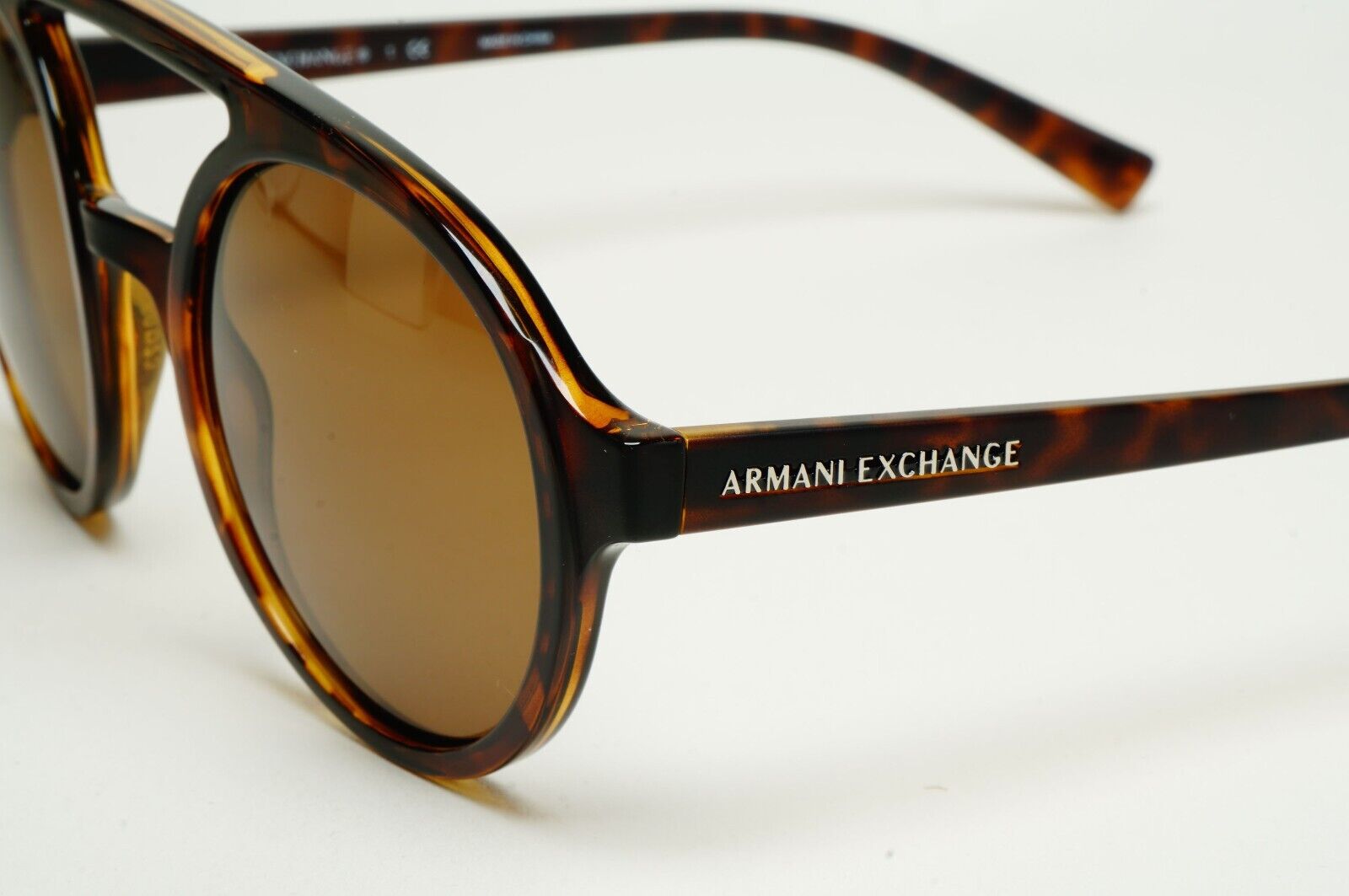 Armani Exchange Sunglasses 2015 Round Unisex Brown AX 4060 8213/73 221124