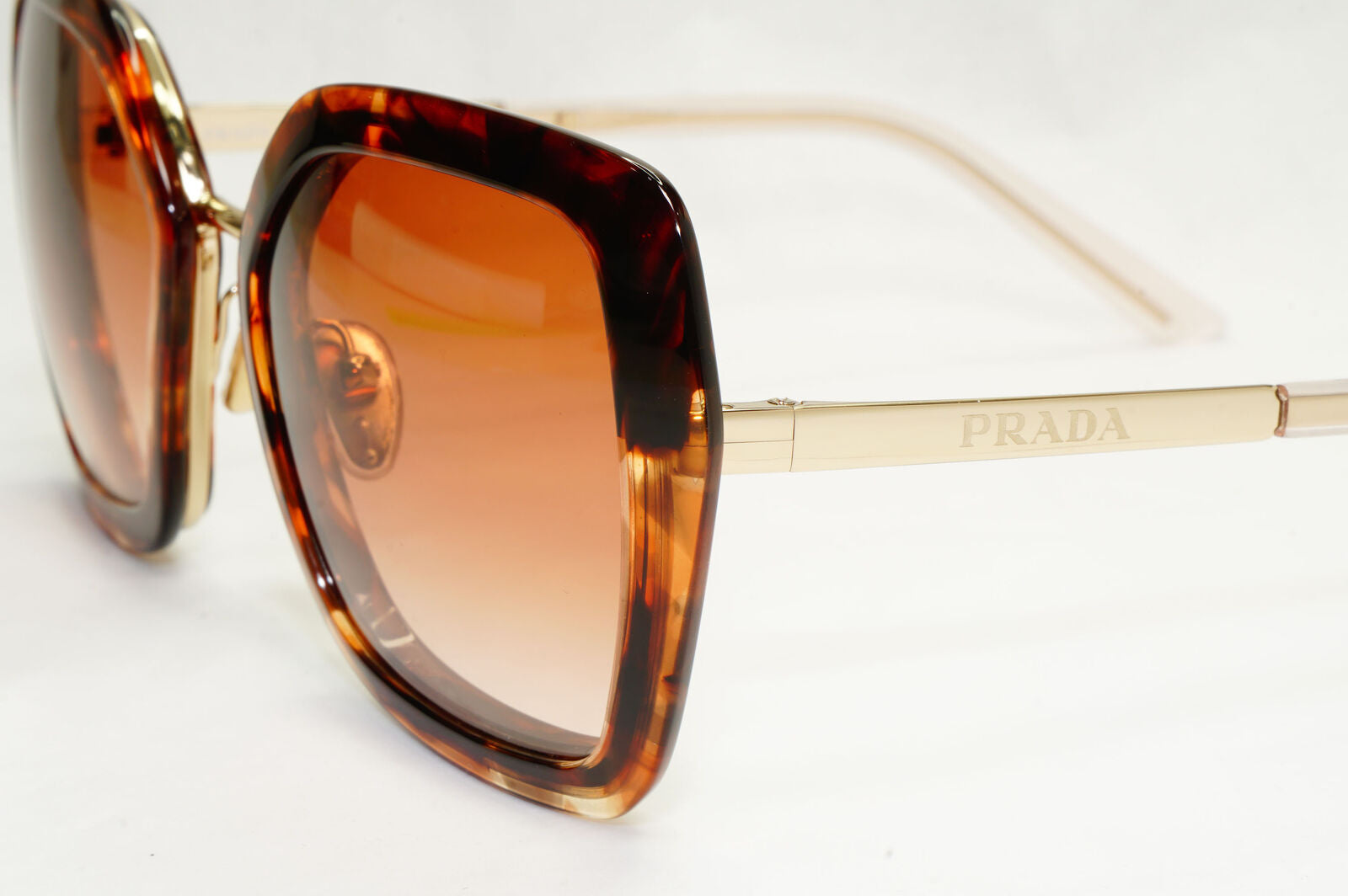Prada Sunglasses Caramel Brown Honey Gold Square PR53YS SPR 53Y 04Y-0A6 050124