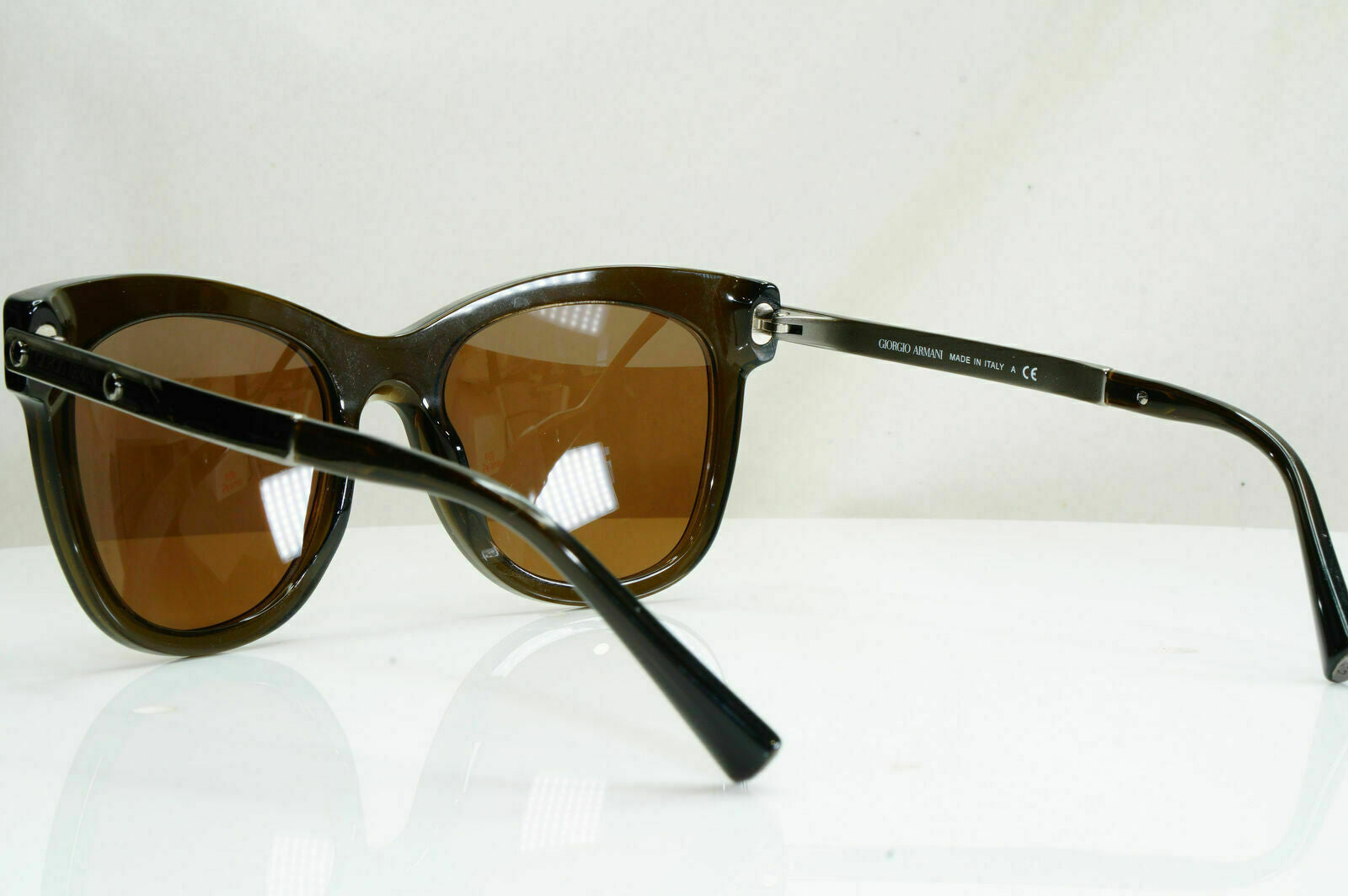 Authentic GIORGIO ARMANI Womens Sunglasses Brown Vintage AR 8011 5030/8E 27025