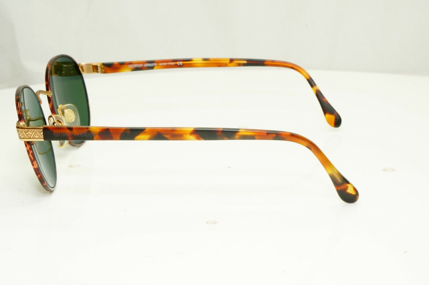 Giorgio Armani 1997 Gold Brown Vintage Retro Sunglasses Men Women 50mm 643 832