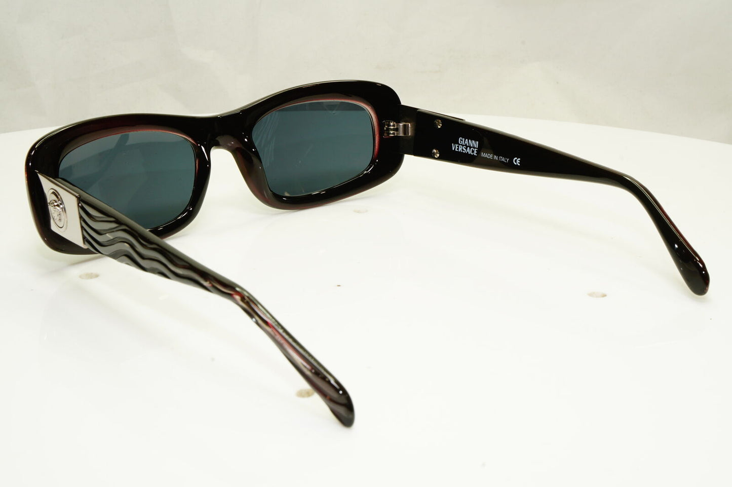 Gianni Versace 1996 Unisex Vintage Brown Medusa Sunglasses MOD 257/M COL 381