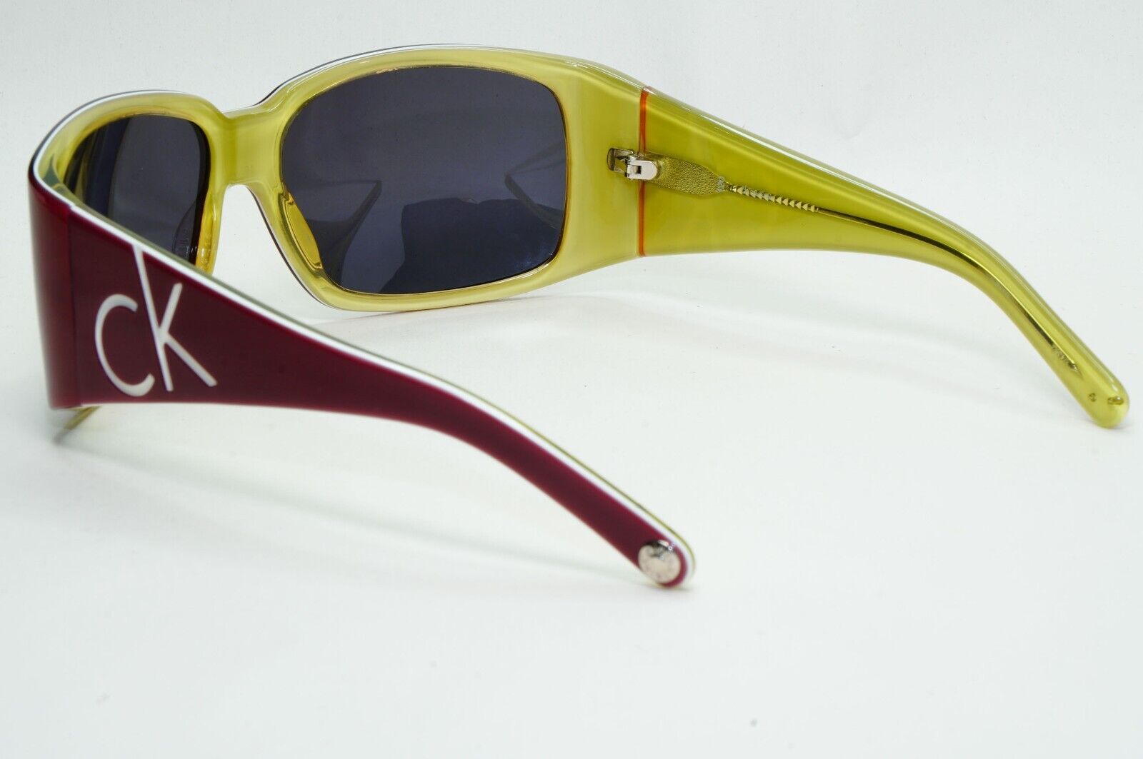 Calvin Klein Sunglasses 2005 Vintage Dark Red Black Unisex CK4066S 288 121124