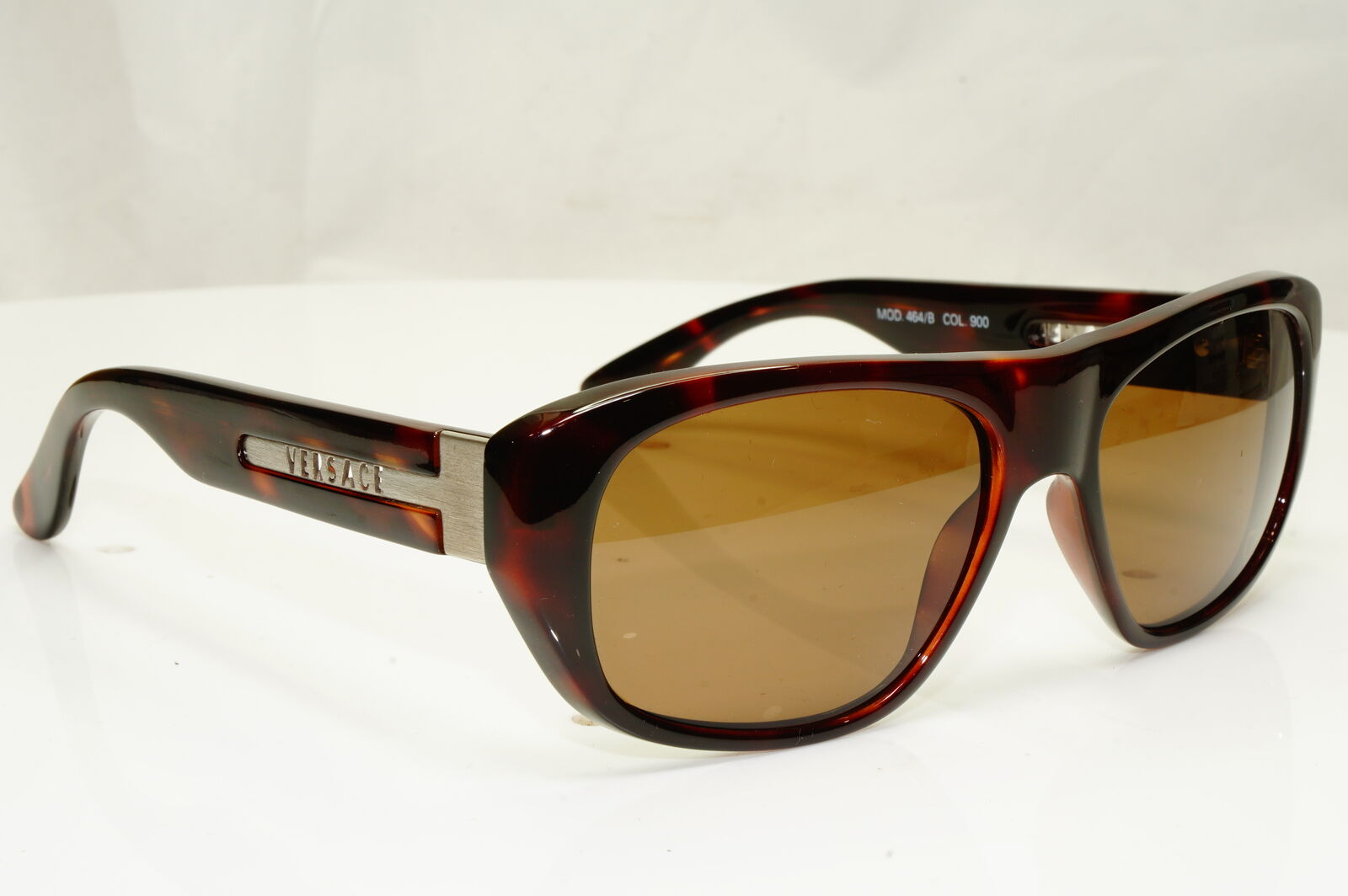 Gianni Versace 1996 Mens Vintage Brown Square Sunglasses GV MOD 464/B COL 900