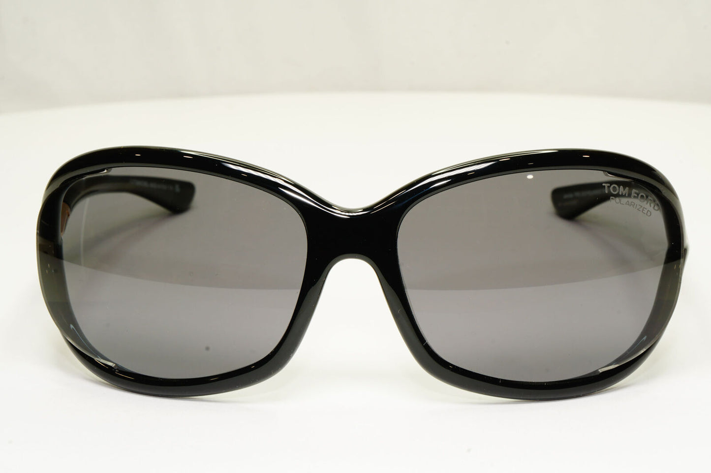 Authentic Tom Ford Womens Black Gold Polarized Sunglasses Jennifer TF 8 01D