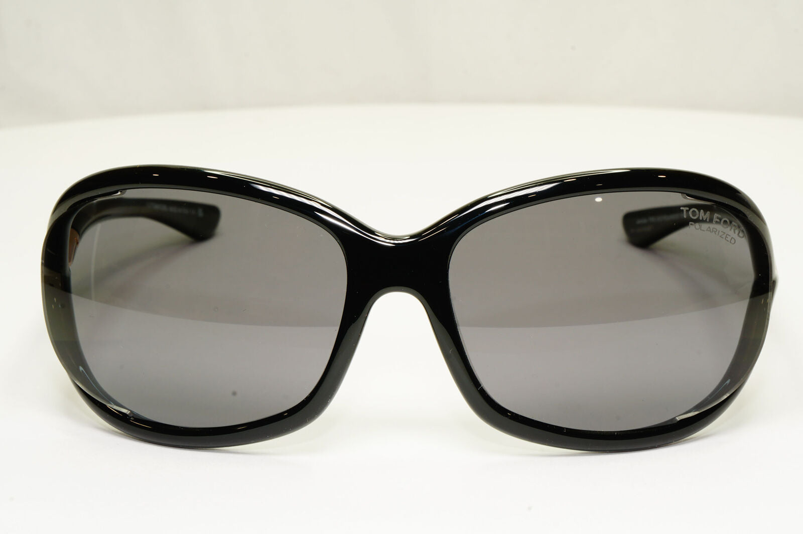 Authentic Tom Ford Womens Black Gold Polarized Sunglasses Jennifer TF 8 01D