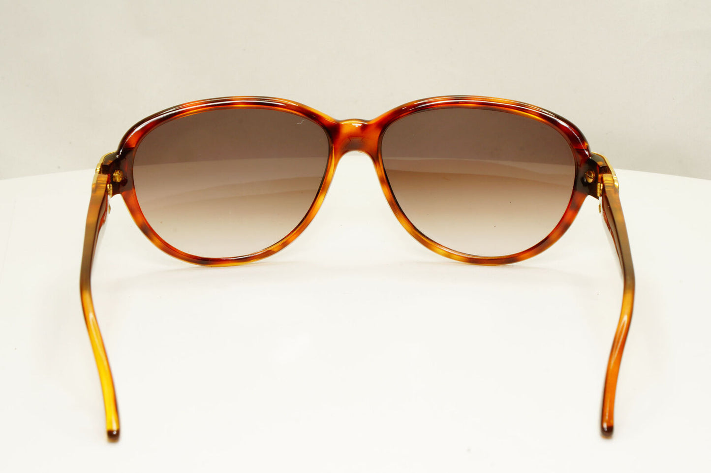 Dior 1990s Gold Sunglasses Austria Vintage Brown Square Womens 2917 10