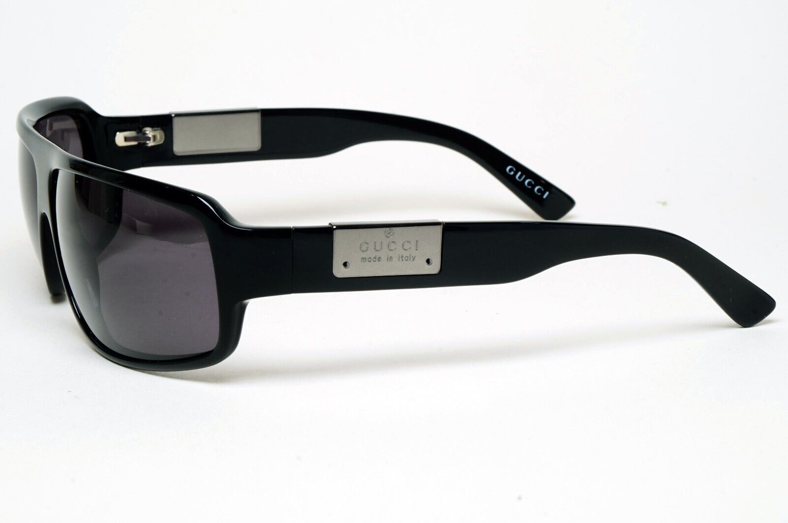 Gucci Sunglasses 2001 Vintage Wrap Black Grey Retro GG 1561/S 807/Y1 210125