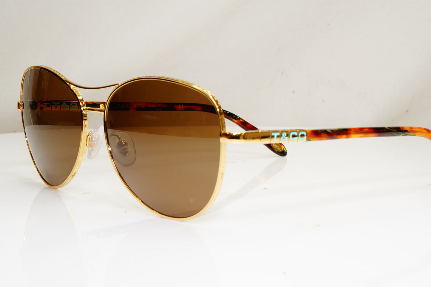Authentic TIFFANY & CO Vintage Sunglasses Pilot LOVE TF 3041 6002/3B 29500
