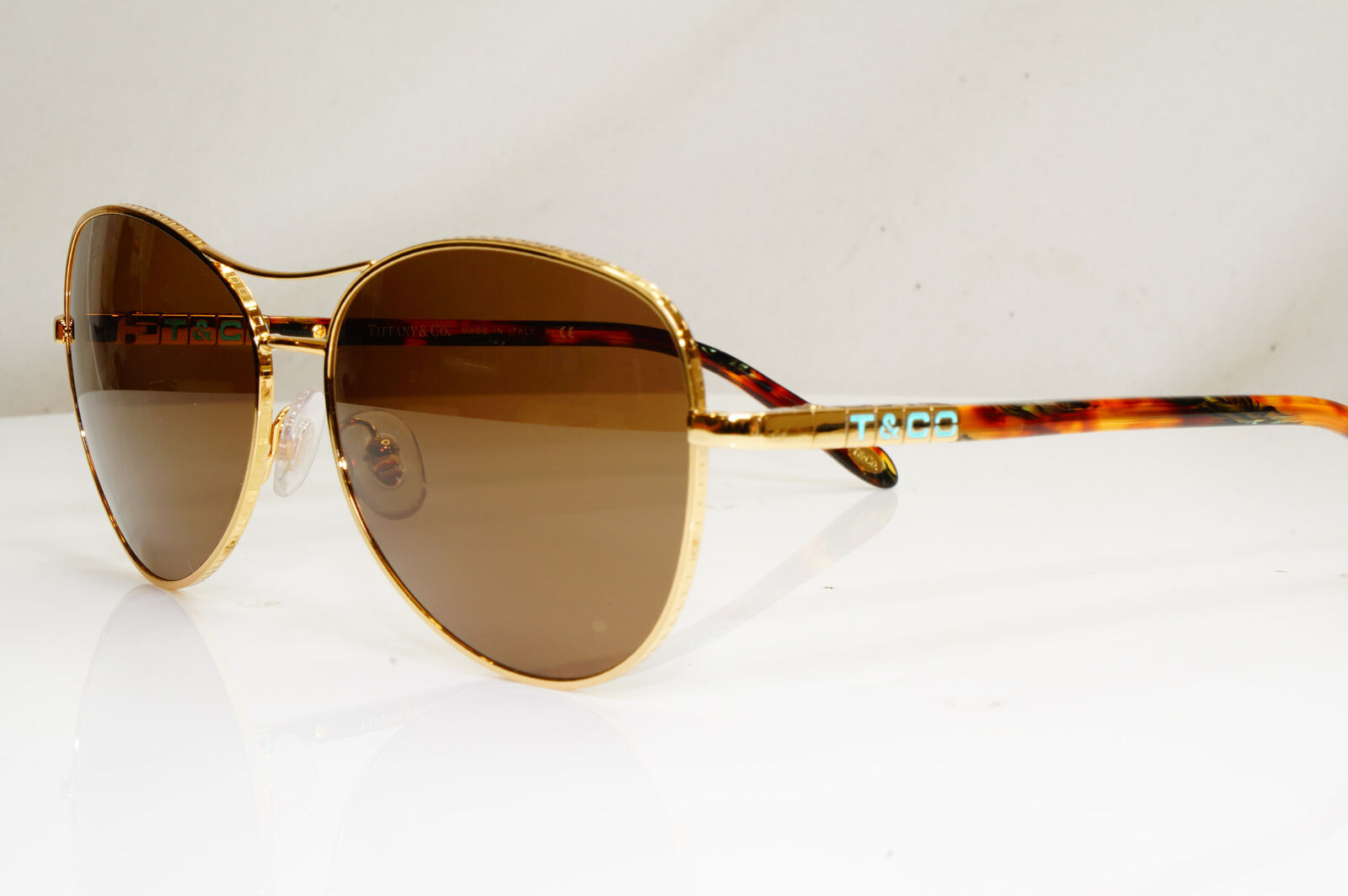 Authentic TIFFANY & CO Vintage Sunglasses Pilot LOVE TF 3041 6002/3B 29500