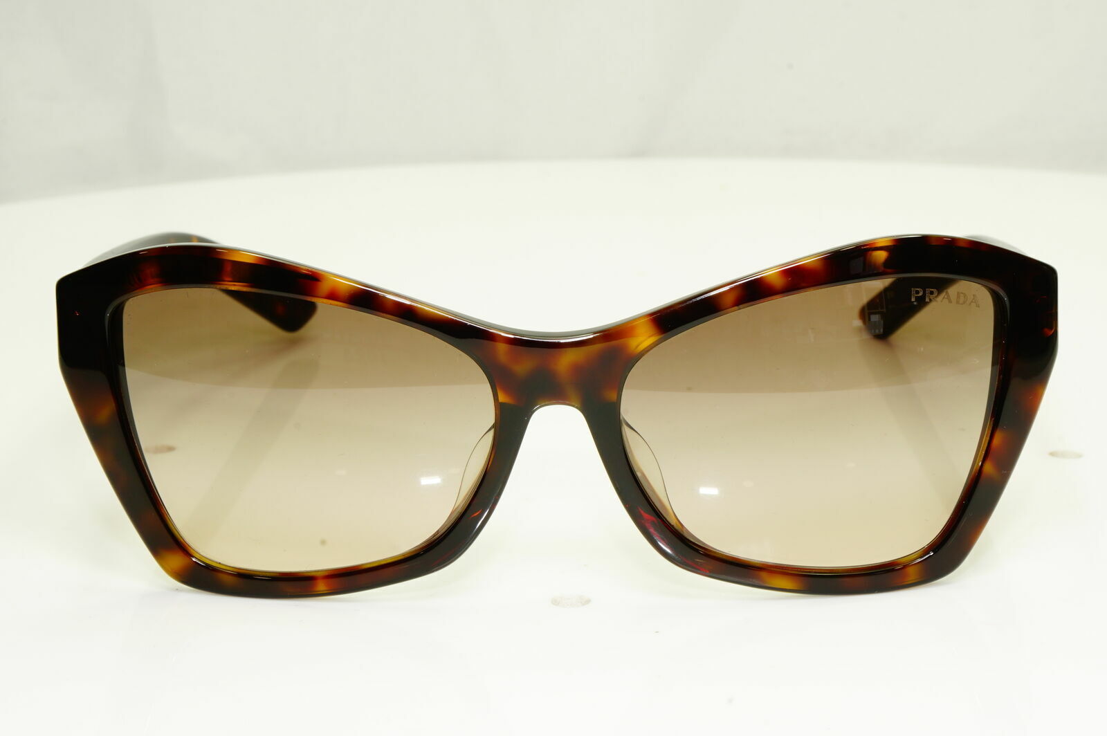 Prada Brown Tortoise Sunglasses Square Womens Gradient Havana SPR 07X F 2AU-3D0