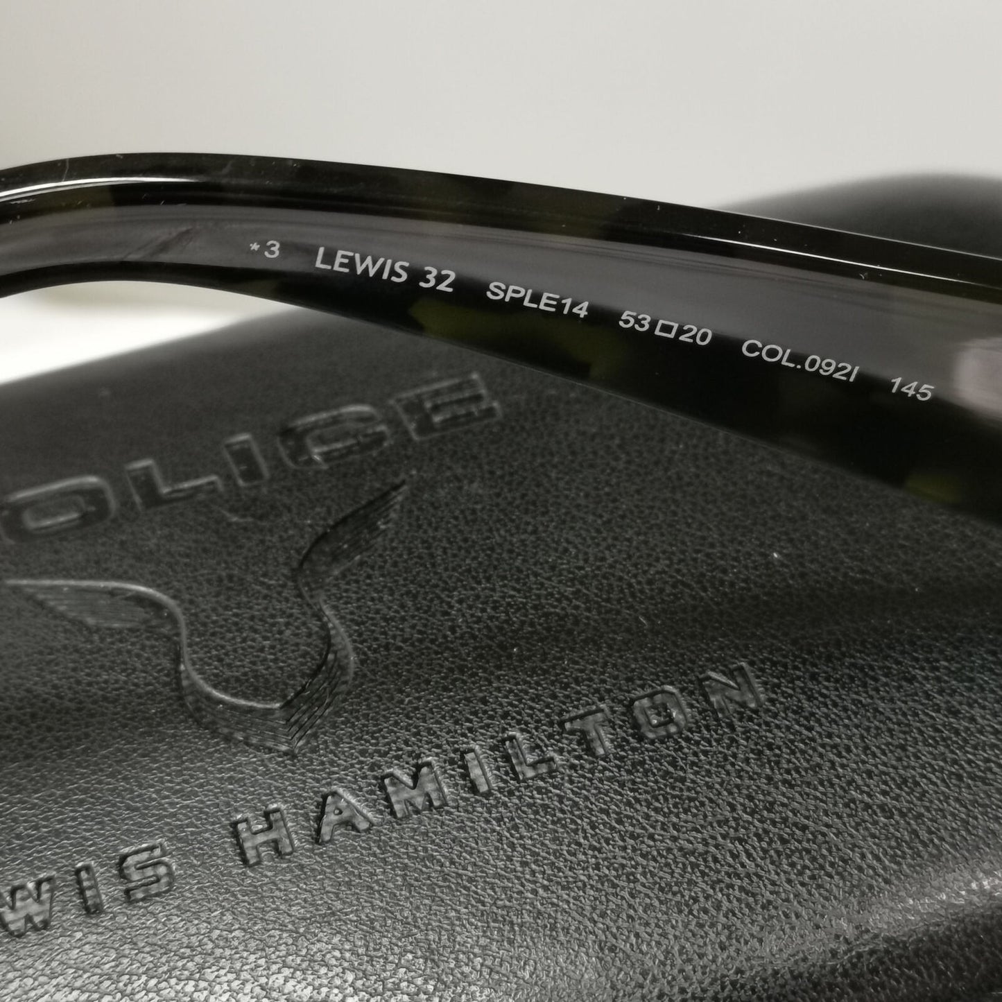 Police x Lewis Hamilton Sunglasses F1 Grey Green Camo SPL E14 Lewis 32 COL 092I