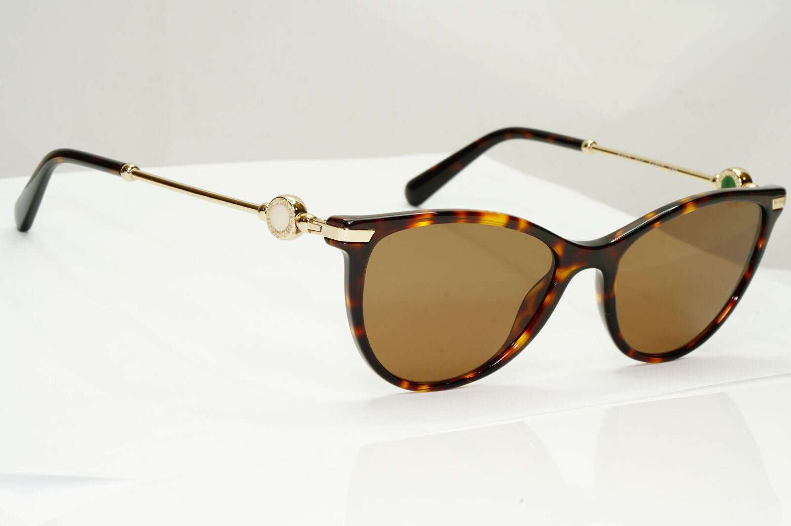 Bvlgari Sunglasses Brown Tortoiseshell Gold Square 4162 504 250123