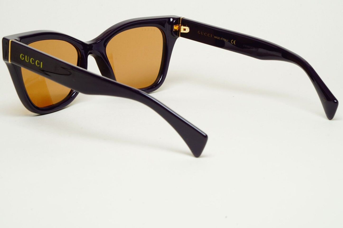 Gucci Sunglasses 2022 Dark Purple Brown Square GG1133S 002 52mm 280125