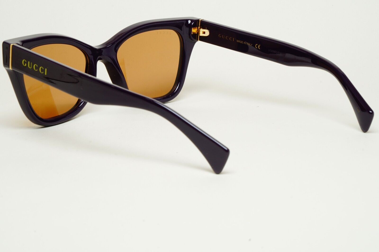 Gucci Sunglasses 2022 Dark Purple Brown Square GG1133S 002 52mm 280125