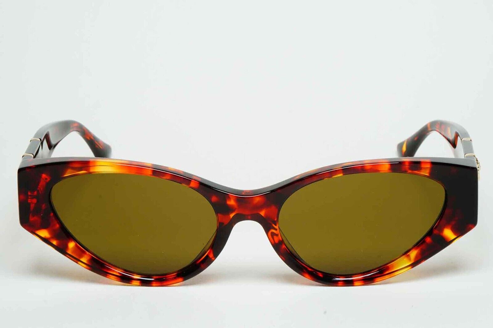Versace Sunglasses Brown Gold Medusa Rectangle MOD VE 4454 5437/73 55mm