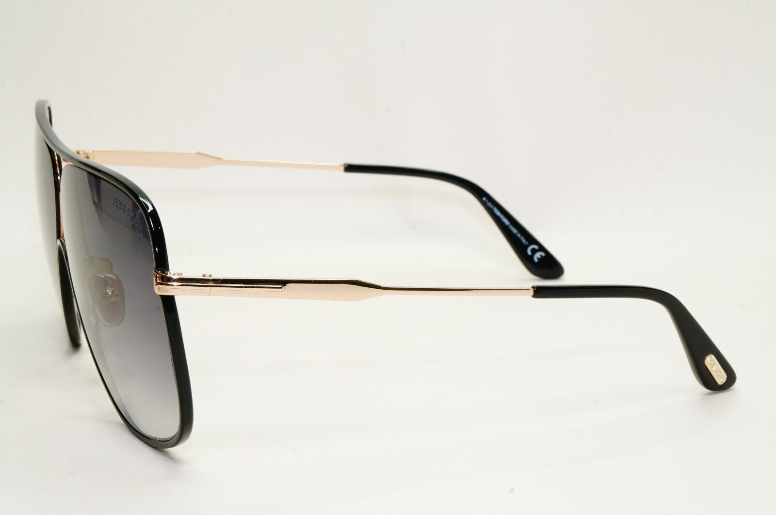 Tom Ford Sunglasses Brady Black Gold Grey Oversized Square FT0841 TF 841 28B
