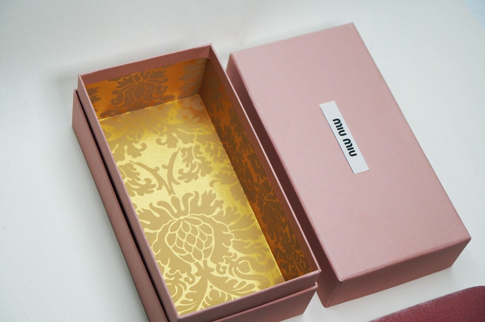 Miu Miu Box Storage Case for Sunglasses with Cloth Papers Large 160 x 80 x 55