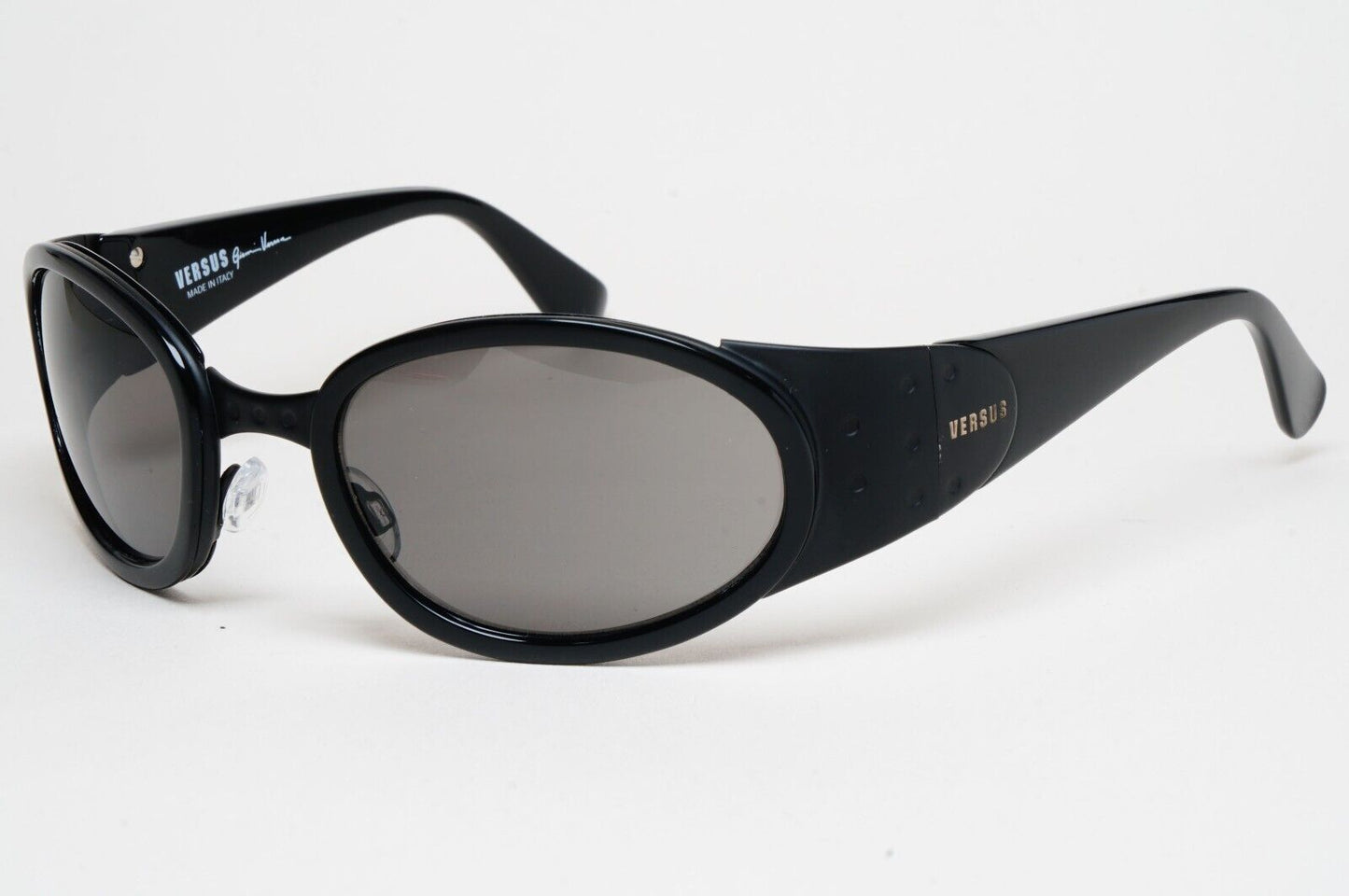 Versus Sunglasses 1996 by Gianni Versace Vintage Black Grey MOD R50 COL 028