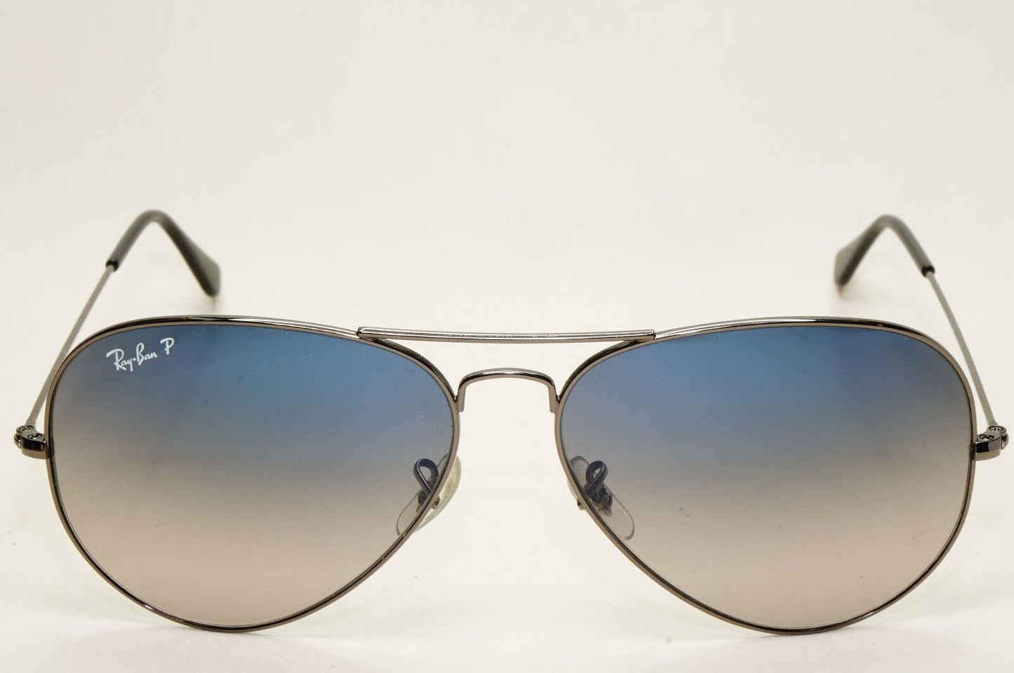 Ray-Ban Sunglasses Aviator Polarized Large Blue Brown RB 3025 004/78 62mm 041124