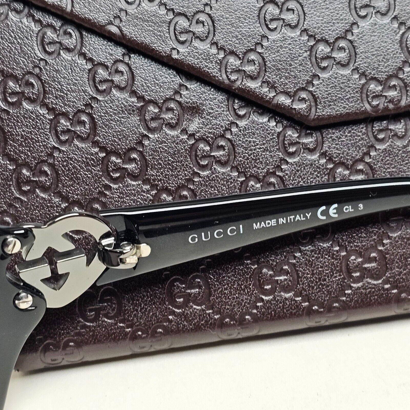 Gucci Sunglasses 2011 Vintage Heart Black Grey Silver GG 3548/S D28PT 290125