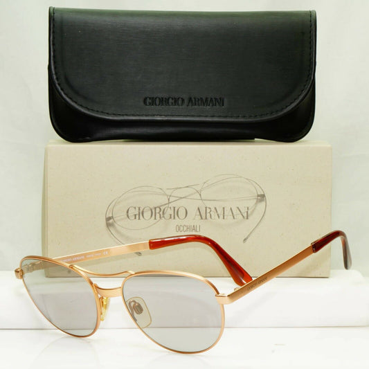 Authentic Giorgio Armani 1997 Vintage Sunglasses Gold Metal Men Women 644 925/41