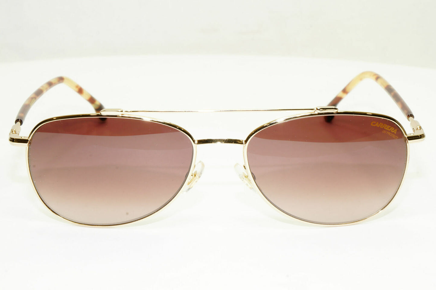 Carrera Gold Sunglasses Pilot Gradient Brown Fade Mens Metal 224 05JHA 58mm