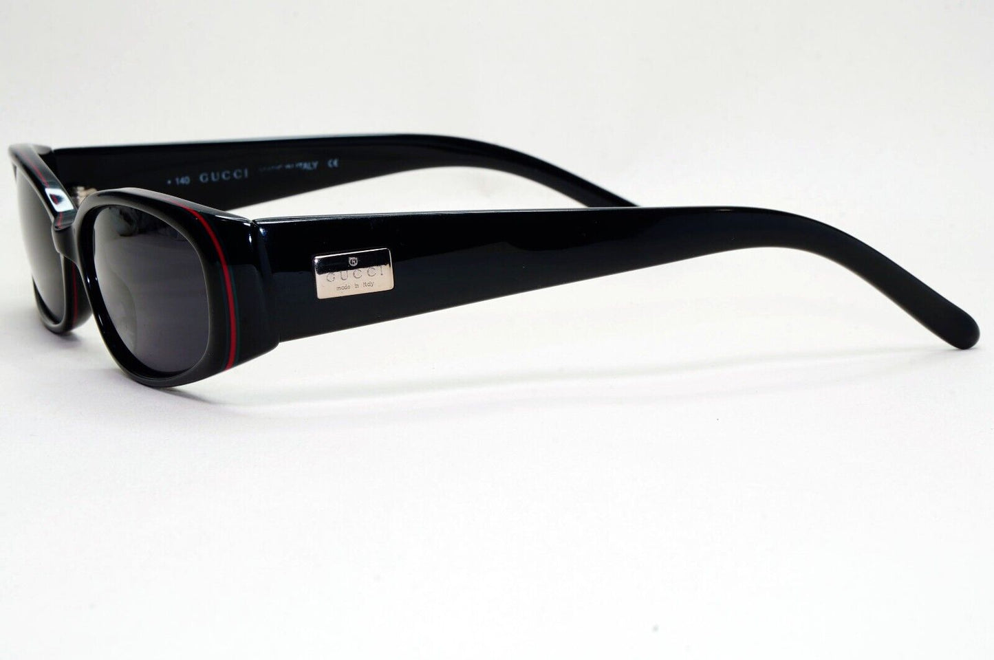 Gucci Sunglasses 1998 Vintage Black Rectangle GG 2451/S E5W Small 53mm 141024