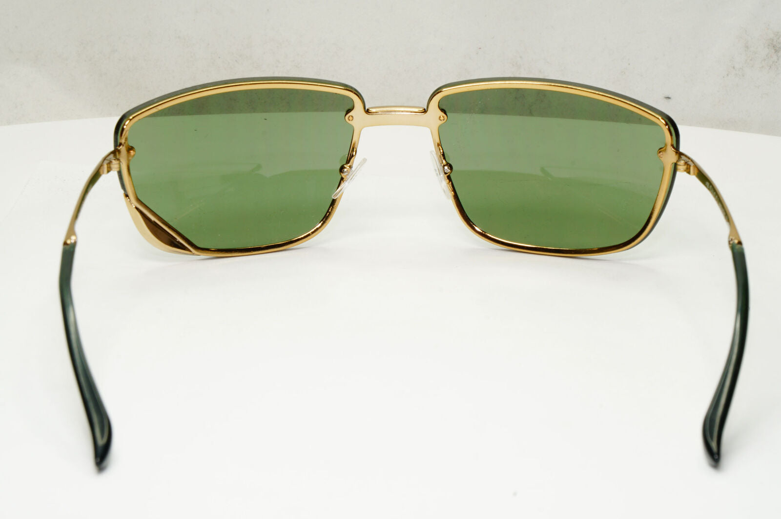 Gucci Sunglasses 1998 Vintage Wrap Gold Green Retro GG 1692/S 577IA 280323