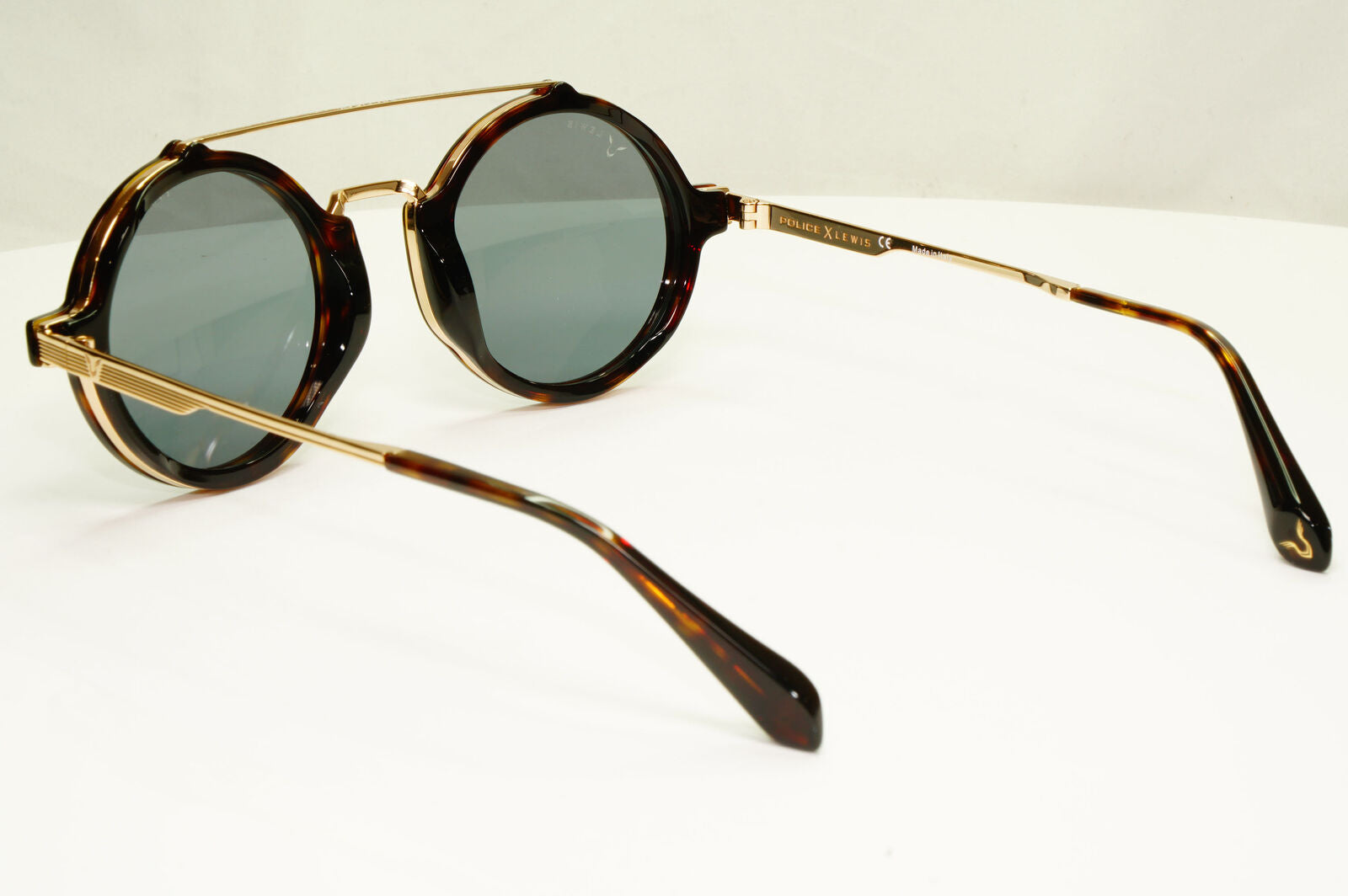 Police Lewis Hamilton F1 Sunglasses Brown Gold Green Tortoise SPL A27N COL 300Y