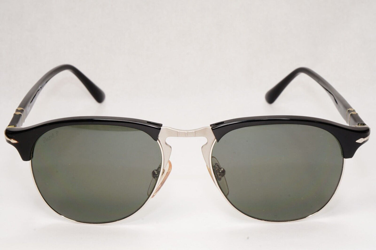 Persol Sunglasses 2015 Polarized Black Green Grey Silver 8649-S 95/58 53mm