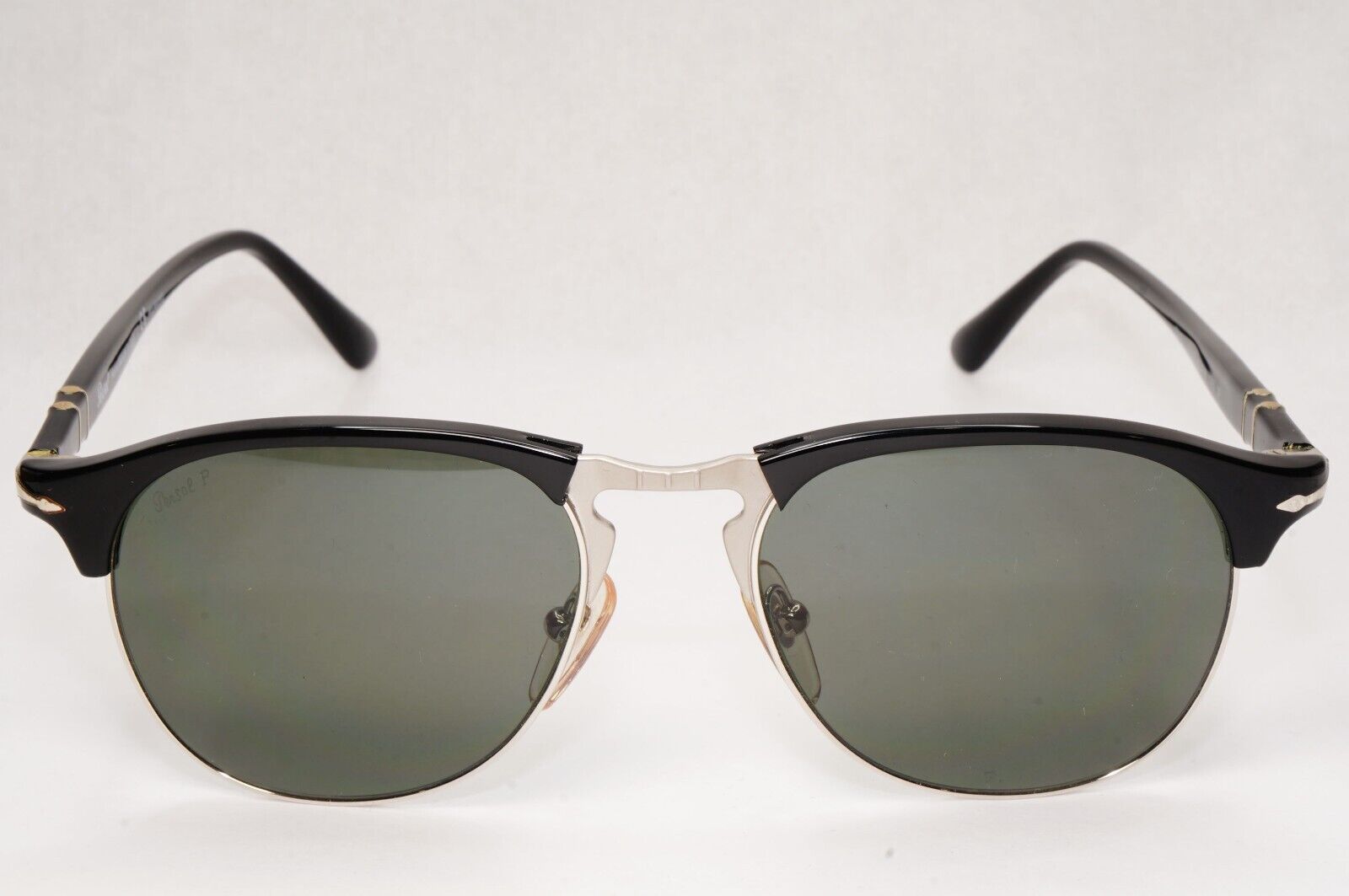 Persol Sunglasses 2015 Polarized Black Green Grey Silver 8649-S 95/58 53mm