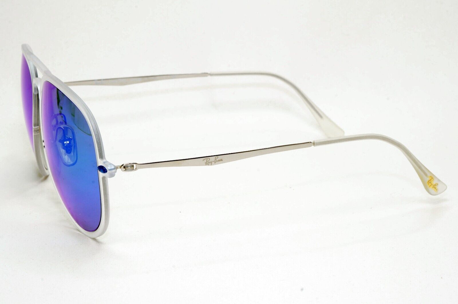 Ray-Ban Sunglasses 2015 Rare Aviator LightRay 2.0 Blue Mirror RB 4211 646/55