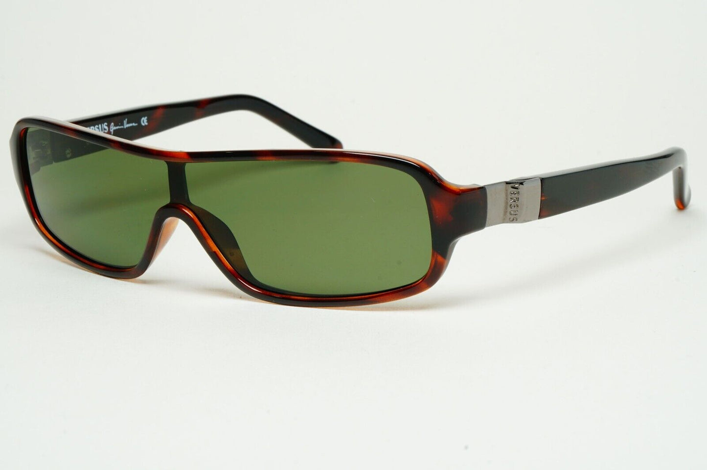 Versus Sunglasses 1996 by Gianni Versace Vintage Brown Green MOD E12/M COL 649