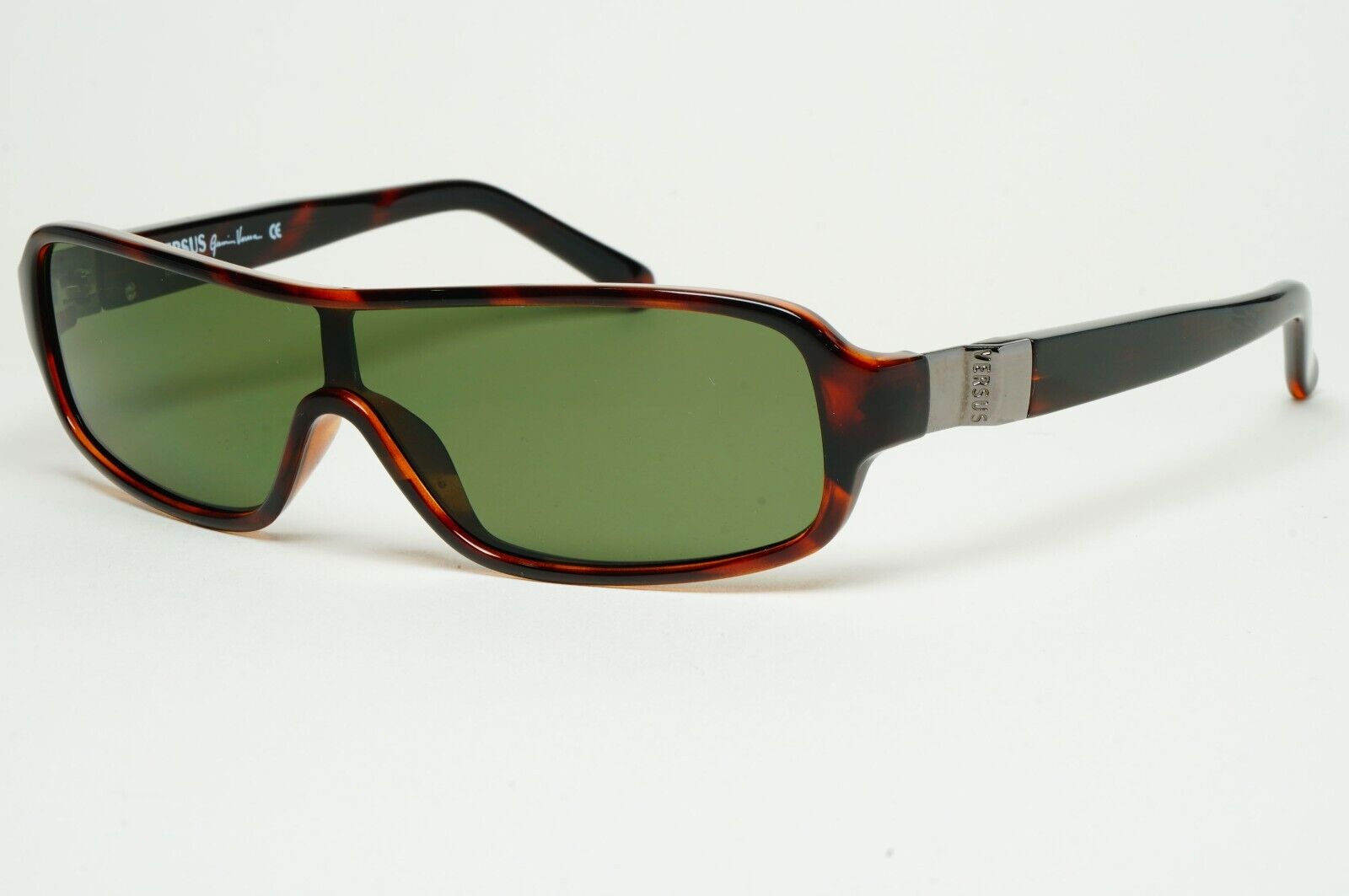 Versus Sunglasses 1996 by Gianni Versace Vintage Brown Green MOD E12/M COL 649