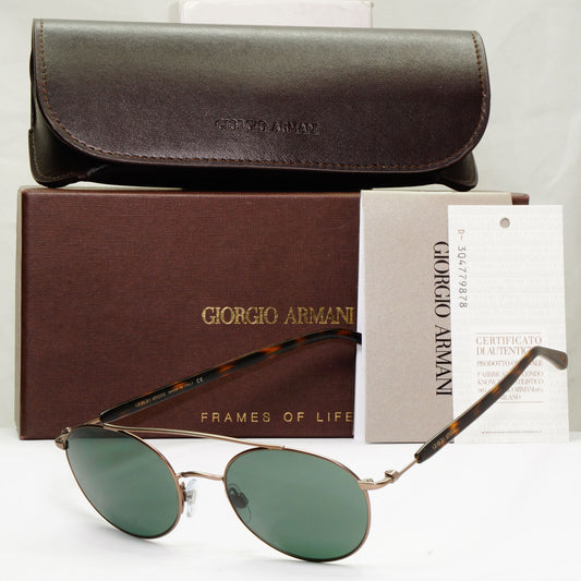 Giorgio Armani Sunglasses Frames of Life Brown Green Small AR6038 3006/71 141122