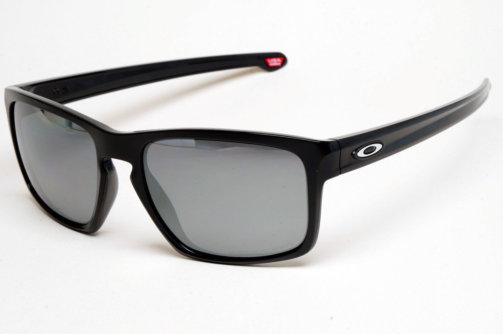 Oakley Sunglasses Polarized Sliver Black Polished Iridium Glossy OO 9262 09