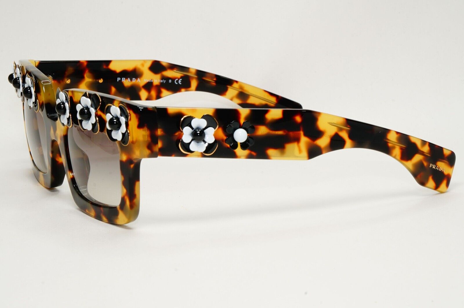 Prada Sunglasses 2014 Limited Edition Poeme Flowers Brown PR25PS SPR 25P 7S0-0A7