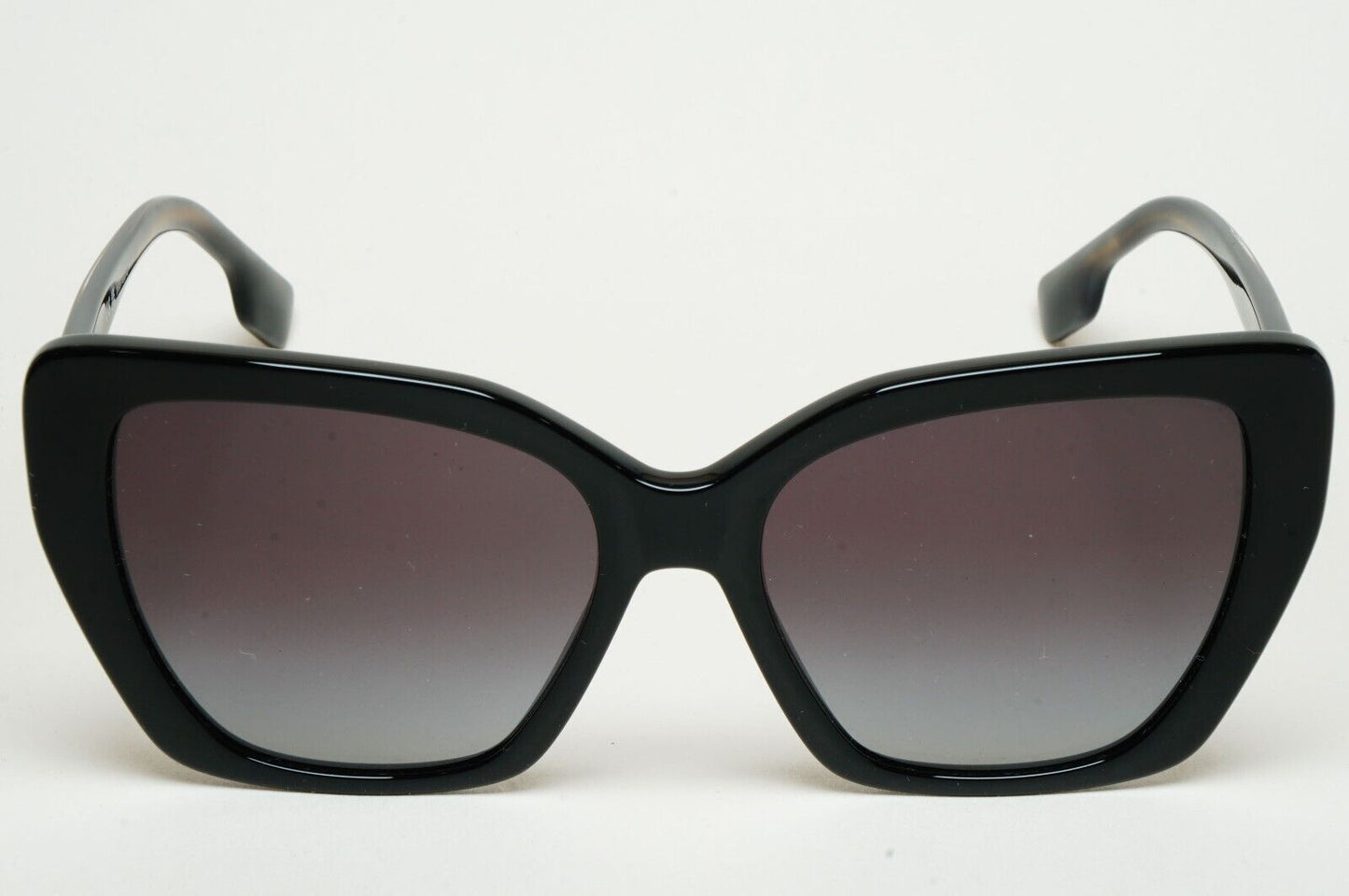 Burberry Sunglasses Tamsin Black Cat Eye Square Gradient BE 4366 3980/8G 55mm