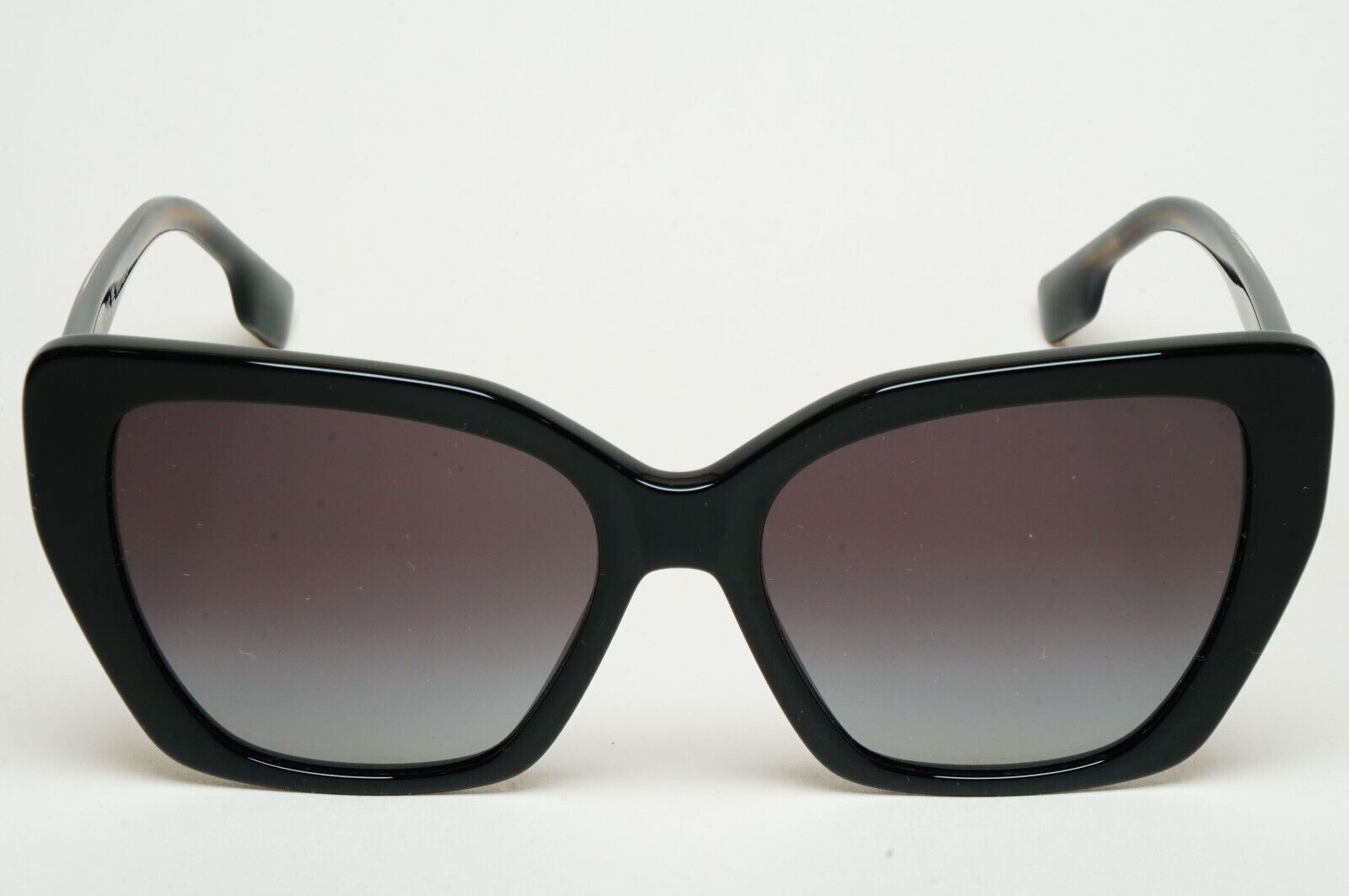 Burberry Sunglasses Tamsin Black Cat Eye Square Gradient BE 4366 3980/8G 55mm