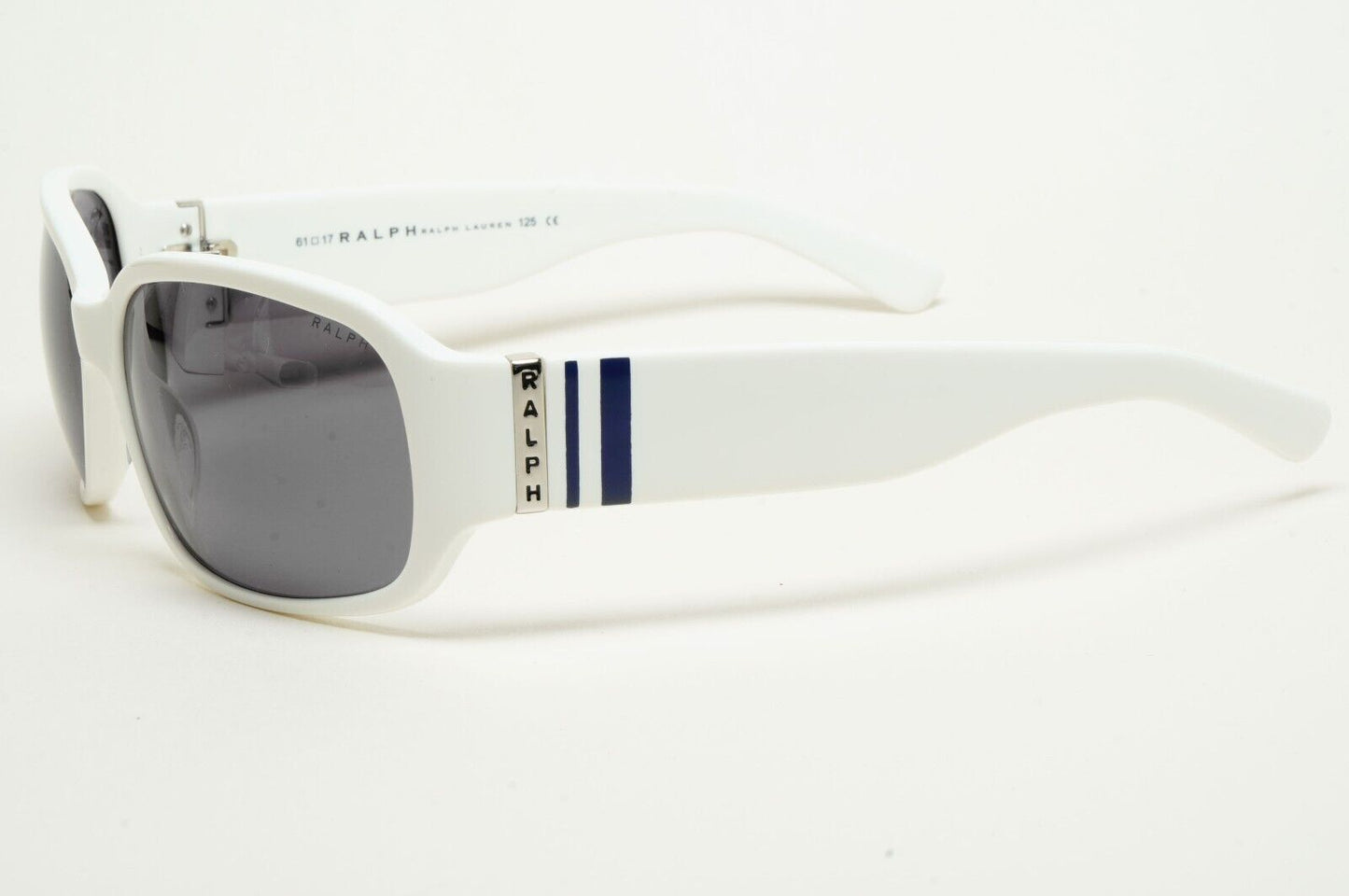 Ralph Lauren Sunglasses 2006 Vintage White Grey Wrap Unisex 7580/S TW9Y1 211124