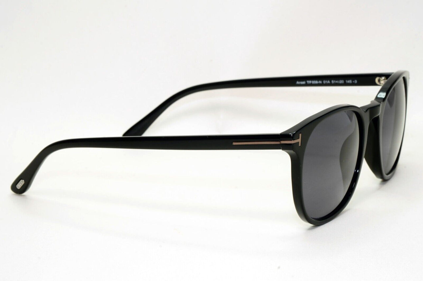 Tom Ford Sunglasses Ansel Black Glossy Square FT 0858-N TF 858-N 01A 51mm